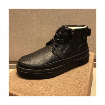 Ugg 2020 Men's Leather Wool Sneakers - 어그 2020 남서용 레더 울 스니커즈,Size(240