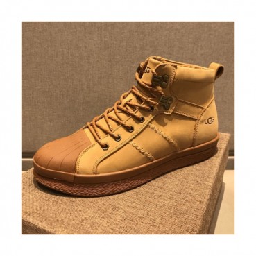 Ugg 2020 Men's Leather Wool Sneakers - 어그 2020 남서용 레더 울 스니커즈,Size(240