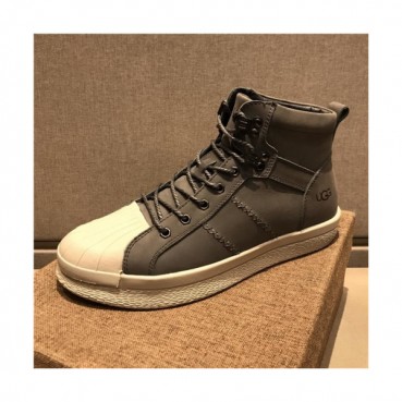 Ugg 2020 Men's Leather Wool Sneakers - 어그 2020 남서용 레더 울 스니커즈,Size(240