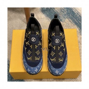 Louis Vuitton 2020 Men's Leather Sneakers - 루이비통 2020 남서용 레드 스니커즈,Size(240