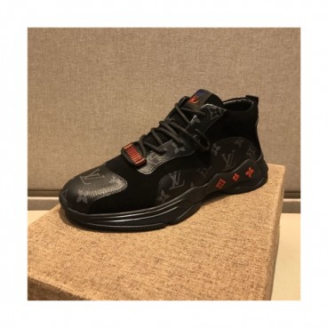 Louis Vuitton 2020 Men's Leather Sneakers - 루이비통 2020 남서용 레드 스니커즈,Size(240