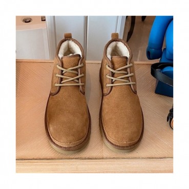 Ugg 2020 Men's Leather Wool Sneakers - 어그 2020 남성용 레더 울 스니커즈,Size(240