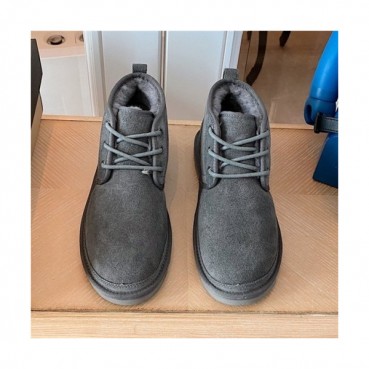 Ugg 2020 Men's Leather Wool Sneakers - 어그 2020 남성용 레더 울 스니커즈,Size(240