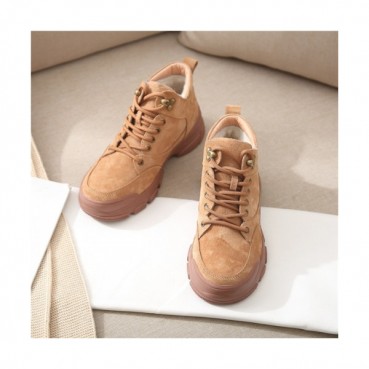 Ugg 2020 Women's Leather Wool Sneakers - 어그 2020 여성용 레더 울 스니커즈,Size(225