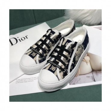 Dior 2020 Women's Embroidery Sneakers - 디올 2020 여성용 임브로이더리 스니커즈,Size(225