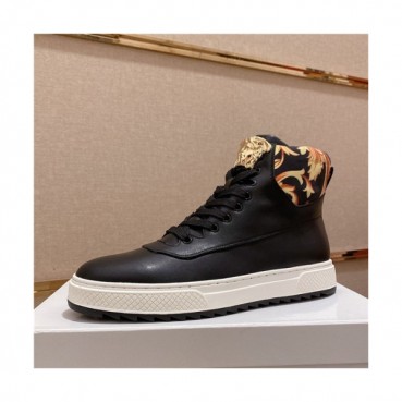 Versace 2020 Men's Leather Sneakers - 베르사체 2020 남서용 레더 스니커즈,Size(240