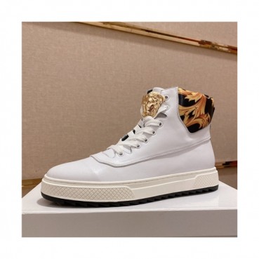 Versace 2020 Men's Leather Sneakers - 베르사체 2020 남서용 레더 스니커즈,Size(240