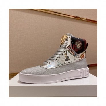 Versace 2020 Men's Leather Sneakers - 베르사체 2020 남서용 레더 스니커즈,Size(240