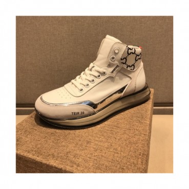 Gucci 2020 Men's Leather Sneakers - 구찌 2020 남성용 레더 스니커즈,Size(245