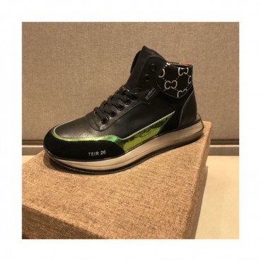 Gucci 2020 Men's Leather Sneakers - 구찌 2020 남성용 레더 스니커즈,Size(245