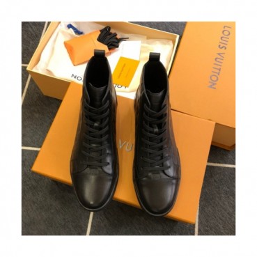 Louis Vuitton 2020 Men's Leather Sneakers - 루이비통 2020 남성용 레더 스니커즈, Size(240