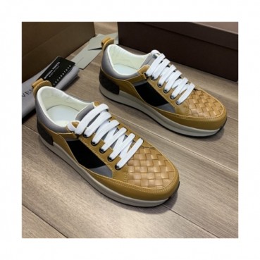 Bottega Veneta 2020 Men's Leather Sneakers - 보테가베네타 2020 남성용 레더 스니커즈, Size(240