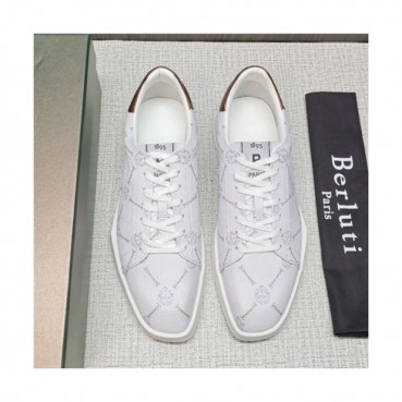 Berluti 2020 Men's Leather Sneakers - 벨루티 2020 남성용 레더 스니커즈, Size(240
