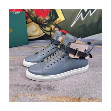 Buscemi 2020 Men's Leather Sneakers - 부세미 2020 남성용 레더 스니커즈 , BUSS0025, Size(240