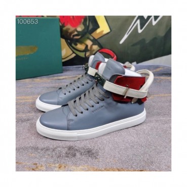 Buscemi 2020 Men's Leather Sneakers - 부세미 2020 남성용 레더 스니커즈 , BUSS0024, Size(240