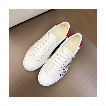 Gucci 2020 Mm / Wm Leather Sneakers -  구찌 2020 남여공용 레더 스니커즈 GUCS1197,Size(225 