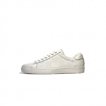 Gucci 2020 Mm / Wm Leather Sneakers -  구찌 2020 남여공용 레더 스니커즈 GUCS1193,Size(225 