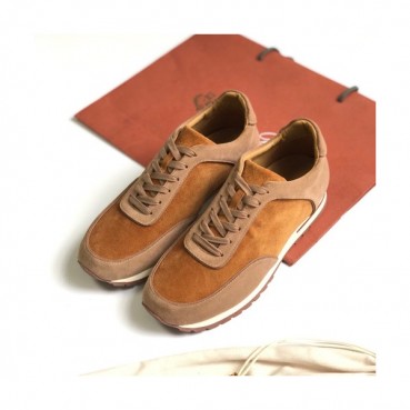 Loro Piana 2020 Mens Suede Sneakers - 로로피아나 2020 남성용 스웨이드 스니커즈 LOROS0045.Size(245 