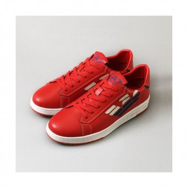 [업 신상]Armani 2020 Mens Leather Sneakers -  알마니 2020 남성용 레더 스니커즈 ARMS0346,Size(240 