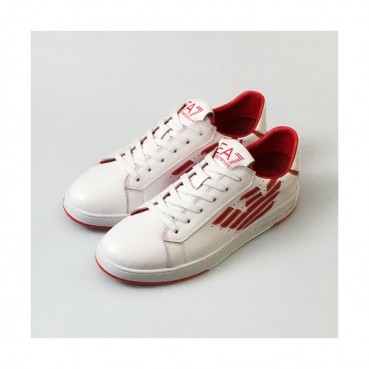 [업 신상]Armani 2020 Mens Leather Sneakers -  알마니 2020 남성용 레더 스니커즈 ARMS0344,Size(240 