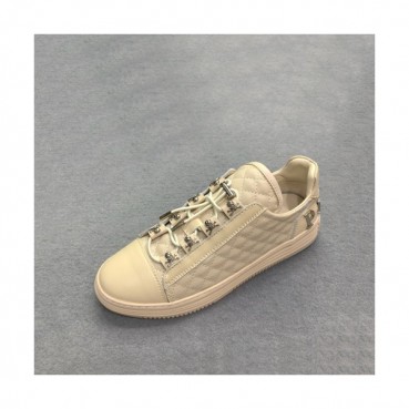 Philipp Plein 2020 Mens Leather Sneakers - 필립플레인 2020 남성용 레더 스니커즈 PPS0248,Size(240 