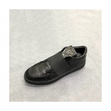 Philipp Plein 2020 Mens Leather Sneakers - 필립플레인 2020 남성용 레더 스니커즈 PPS0242,Size(240 