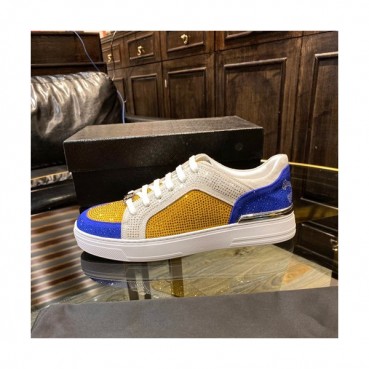 Philipp Plein 2020 Mens Suede & Cubic Sneakers - 필립플레인 2020 남성용 스웨이드 & 큐빅 스니커즈 PPS0230,Size(240 