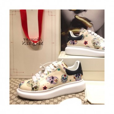 Alexander McQueen 2020 Mm/Wm Leather Sneakers - 알렉산더맥퀸 2020 남여공용 레더 스니커즈 AMQS0135,Size(220 