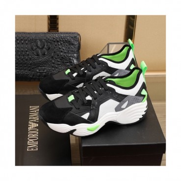 Armani 2020 Mens Leather Sneakers  - 알마니 2020 남성용 레더 스니커즈 ARMS0313,Size(240 