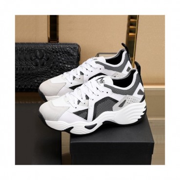 Armani 2020 Mens Leather Sneakers  - 알마니 2020 남성용 레더 스니커즈 ARMS0312,Size(240 
