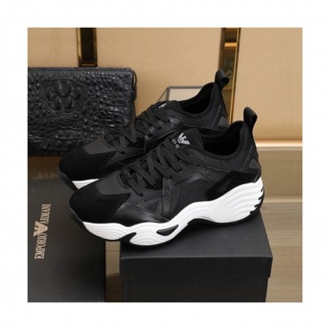 Armani 2020 Mens Leather Sneakers  - 알마니 2020 남성용 레더 스니커즈 ARMS0310,Size(240 