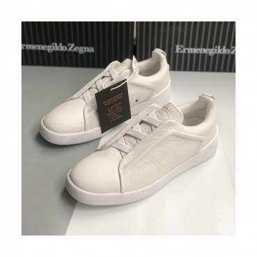Ermenegildo Zegna  2020 Mens Leather Sneakers - 에르메넬질도 제냐 2020 남성용 레더 스니커즈 ZEGS0033.Size(245 