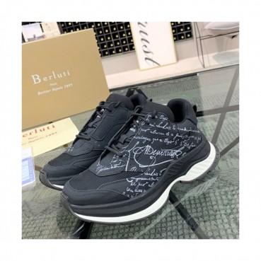 Berluti 2020 Mens Leather Sneakers -  벨루티 2020 남성용 레더 스니커즈 BERTS0073.Size(240 