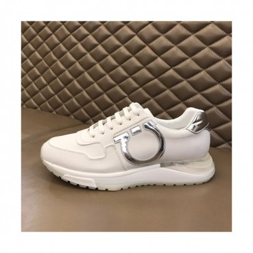 Ferragamo  2020 Mens Leather Sneakers - 페라가모 2020 남성용  레더 스니커즈 FGMS0351,Size(240 