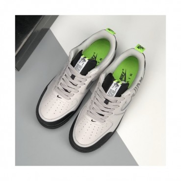 Nike 2020  Air Force 1 Mm / Wm Leather Sneakers - 나이키 2020 에어 포스 1 남여공용  레더 스니커즈 , NIKS0292.Size(230 