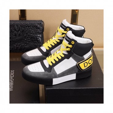 Dolce&Gabbana 2020 Mens Leather Sneakers  - 돌체앤가바나 2020 남성용 레더 스니커즈 DGS0182,Size(240 