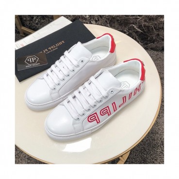 Philipp plein 2020 Mens Leather Sneakers  - 필립플레인 2020 남성용 레더 스니커즈 PPS0215,Size(240 