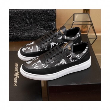 Armani 2020 Mens Leather Sneakers  - 알마니 2020 남성용 레더 스니커즈 ARMS0287,Size(240 