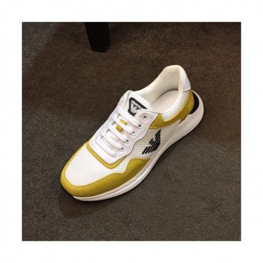 Armani 2020 Mens Leather Sneakers  - 알마니 2020 남성용 레더 스니커즈 ARMS0279,Size(240 