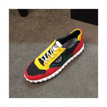 Armani 2020 Mens Leather Sneakers  - 알마니 2020 남성용 레더 스니커즈 ARMS0275,Size(240 