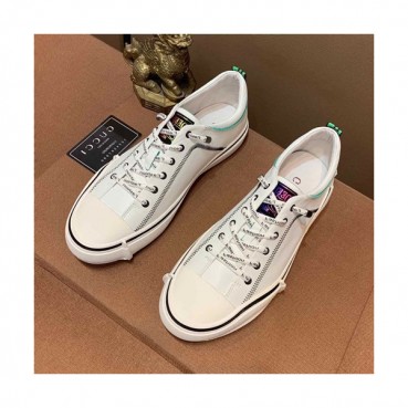 Gucci 2020 Mens Leather Sneakers - 구찌 2020 남성용 레더 스니커즈 GUCS0968,Size(240 