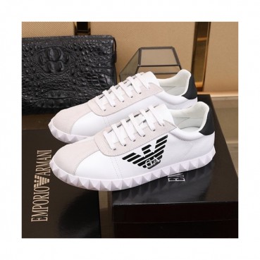 Armani 2020 Mens Leather Sneakers  - 알마니 2020 남성용 레더 스니커즈 ARMS0269,Size(240 