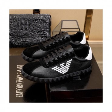 Armani 2020 Mens Leather Sneakers  - 알마니 2020 남성용 레더 스니커즈 ARMS0268,Size(240 