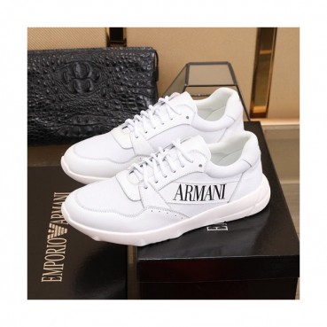 Armani 2020 Mens Leather Sneakers  - 알마니 2020 남성용 레더 스니커즈 ARMS0267,Size(240 