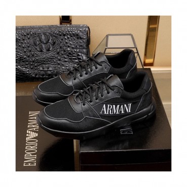 Armani 2020 Mens Leather Sneakers  - 알마니 2020 남성용 레더 스니커즈 ARMS0266,Size(240 