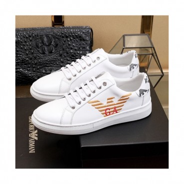 Armani 2020 Mens Leather Sneakers  - 알마니 2020 남성용 레더 스니커즈 ARMS0263,Size(240 