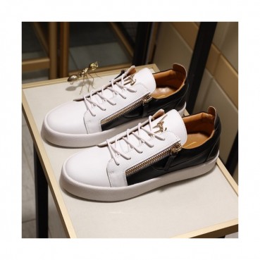 Giuseppe Zanoti 2020 Mens Leather Sneakers - 쥬세페자노티 2020 남성용 레더 스니커즈 GZS0063,Size(240 