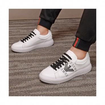 Armani 2020 Mens Leather Sneakers  - 알마니 2020 남성용 레더 스니커즈 ARMS0251,Size(240 