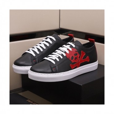 Philipp plein 2020 Mens Leather Sneakers  - 필립플레인 2020 남성용 레더 스니커즈 PPS0206,Size(240 
