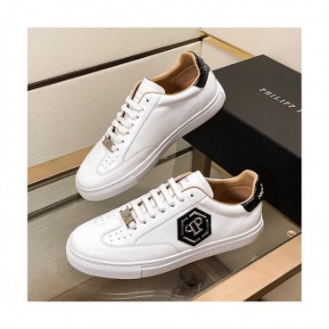 Philipp plein 2020 Mens Leather Sneakers  - 필립플레인 2020 남성용 레더 스니커즈 PPS0202,Size(240 
